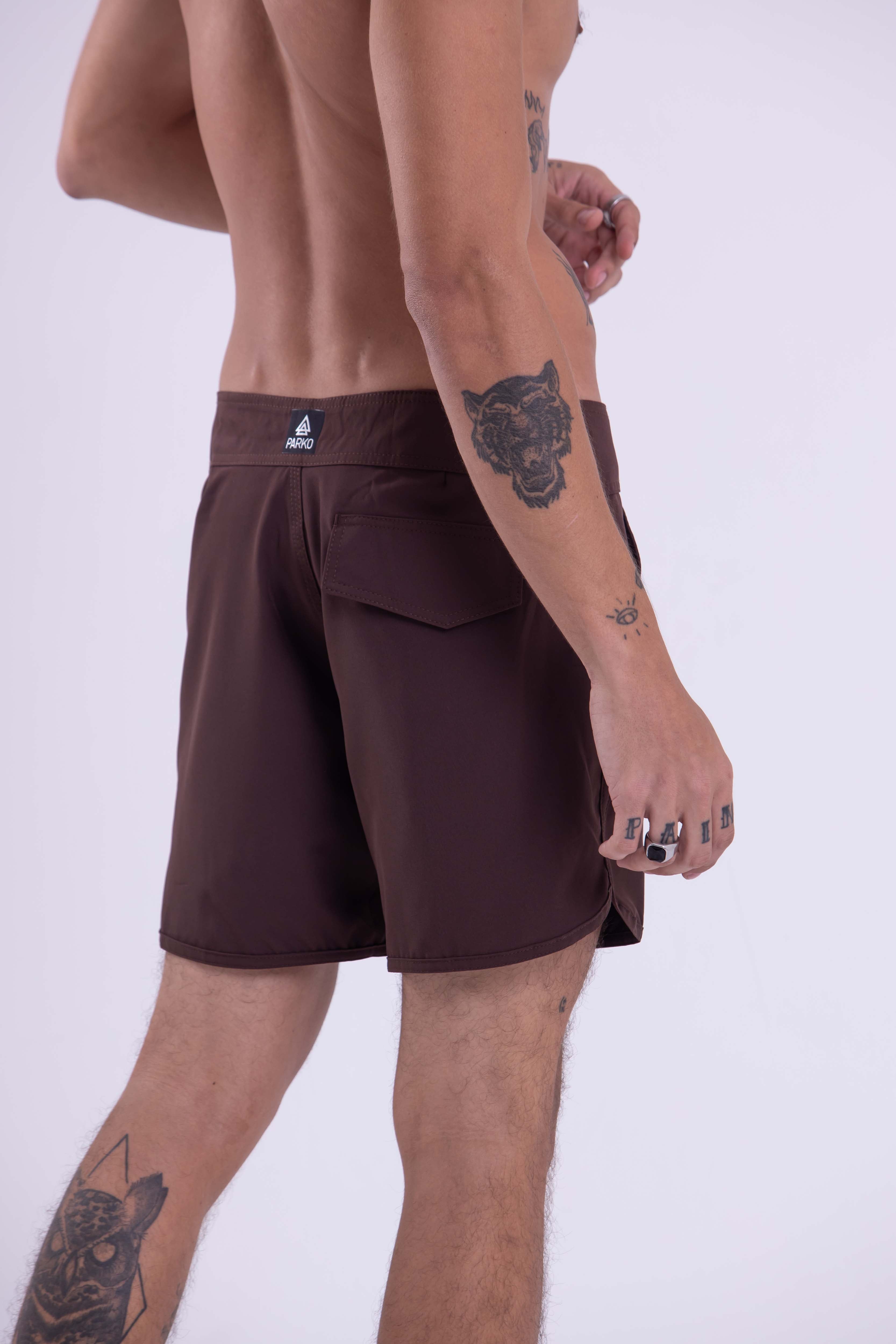 BOARDSHORT SURF RETRÔ CACAO