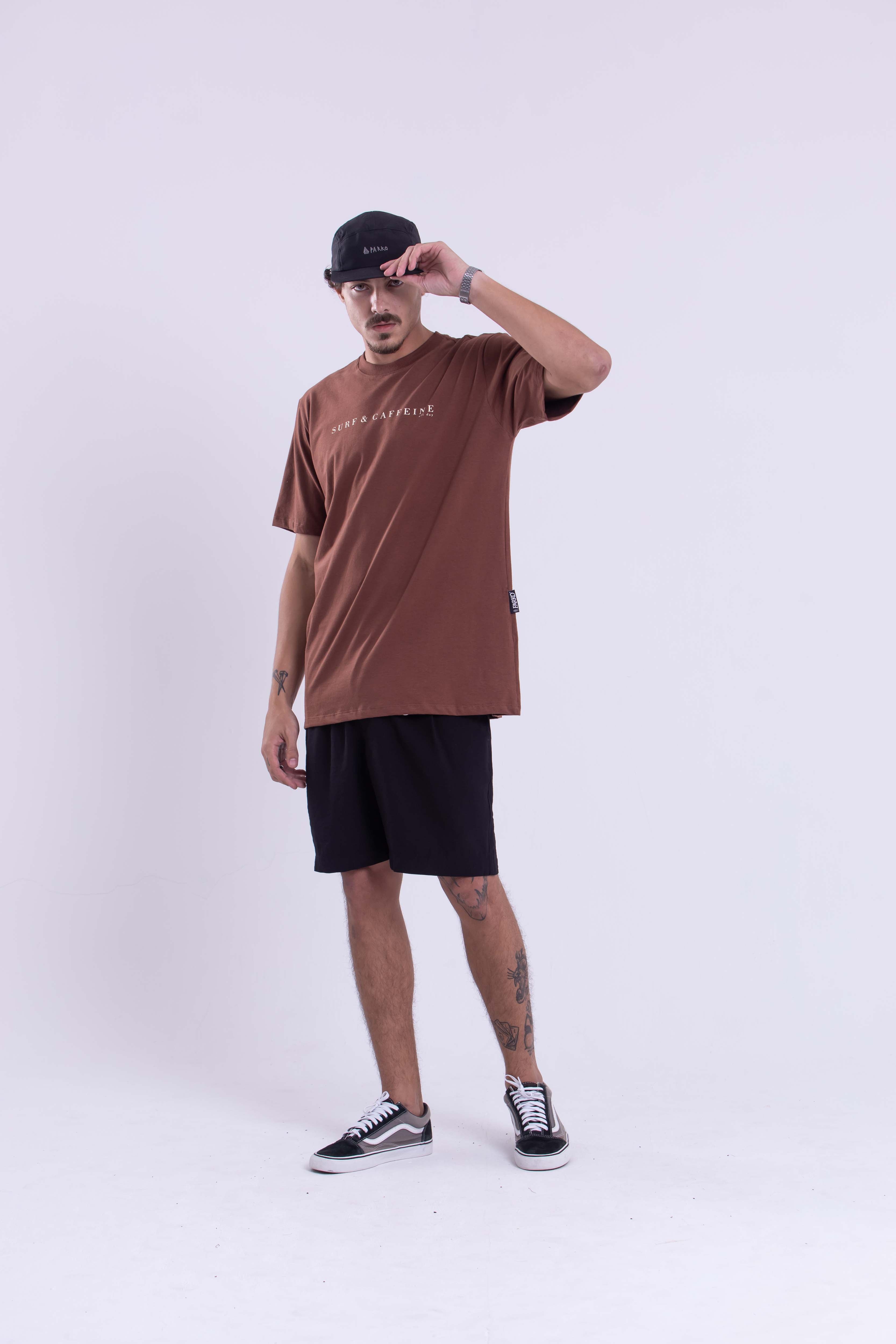 T-SHIRT OVERSIZED SURF CAFFEINE