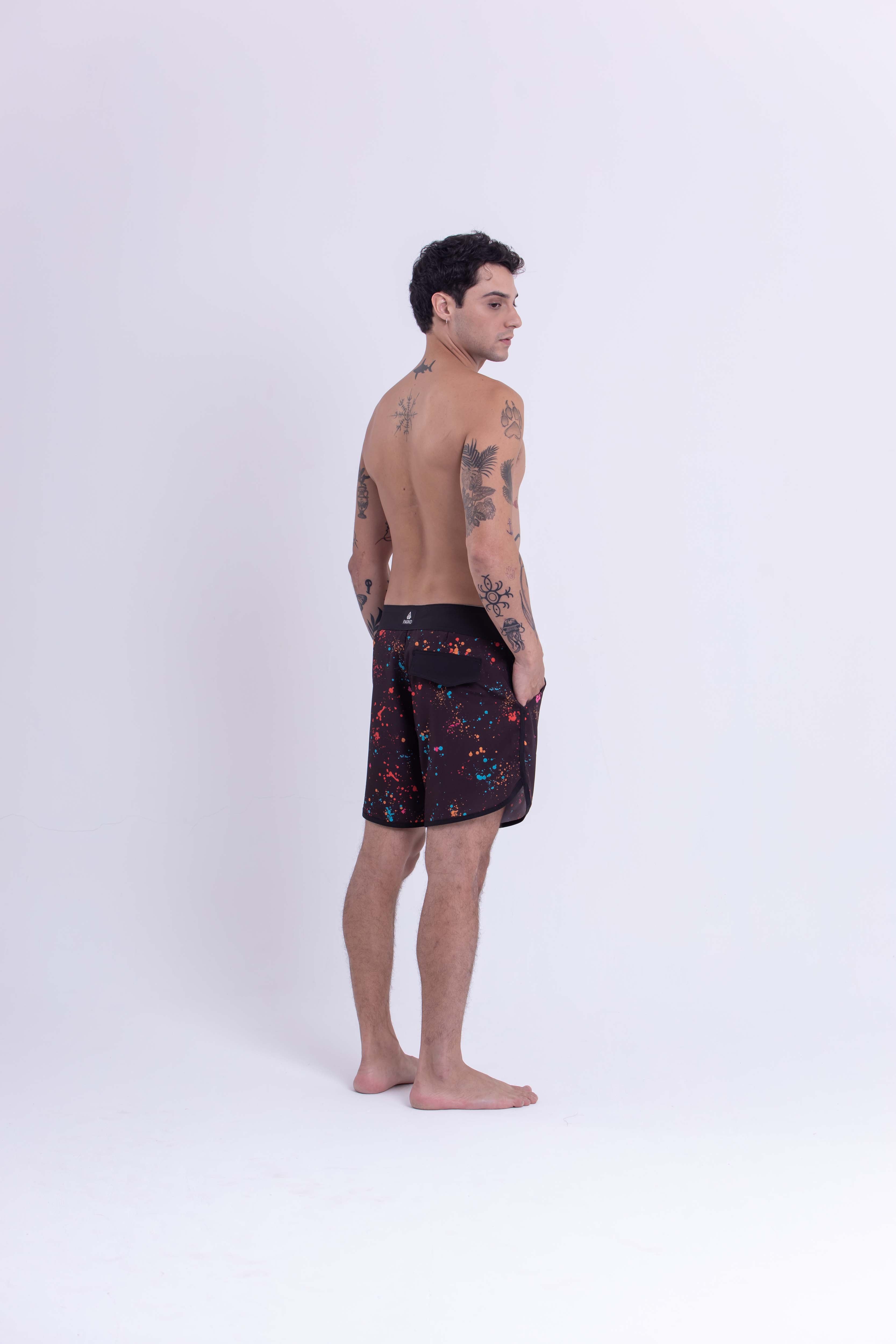 BOARDSHORT SURF RETRÔ SPACE