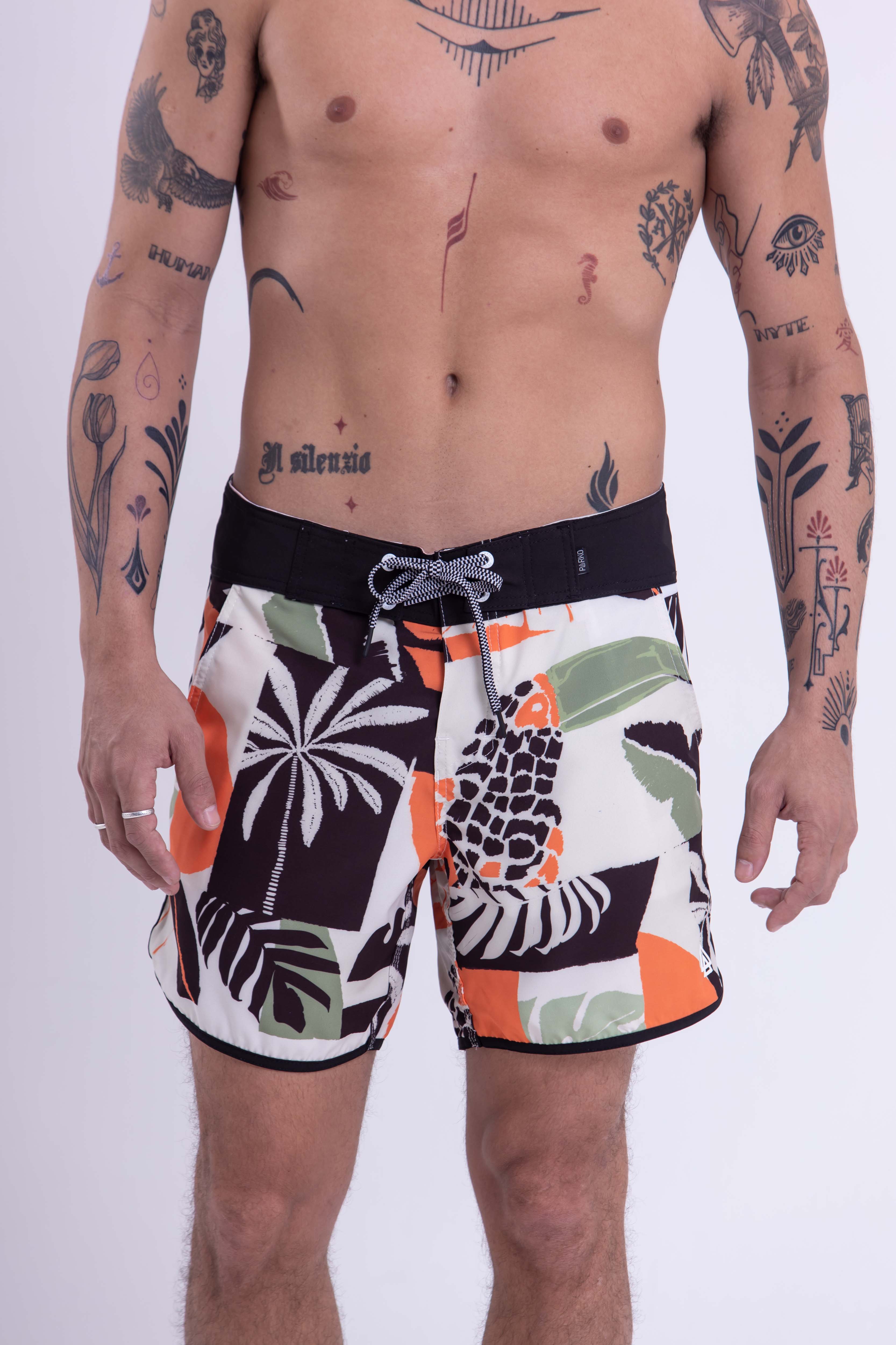 BOARDSHORT SURF RETRÔ TUCANO